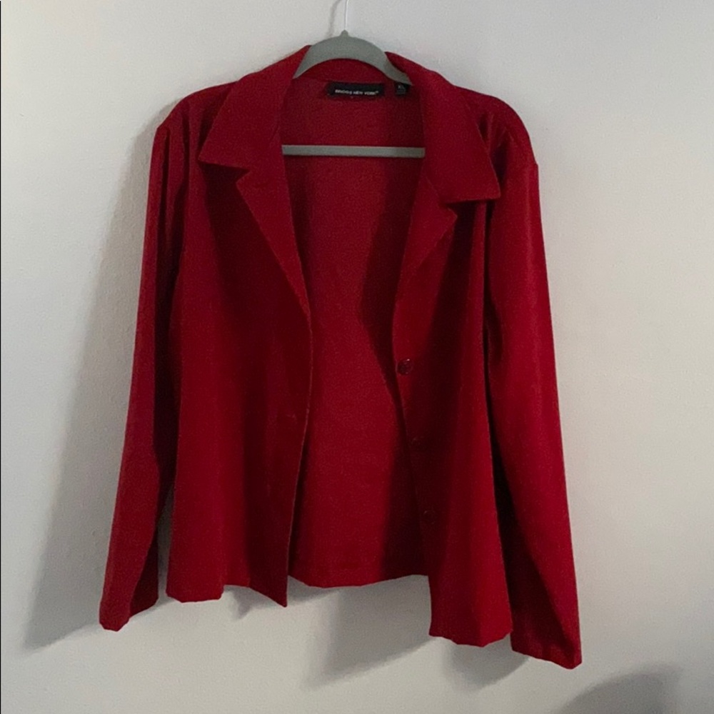 red briggs new york blazer